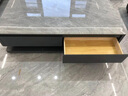 艾星（AIXING）巖板茶幾意式輕奢客廳茶臺桌簡(jiǎn)約現代巖板茶幾電視柜組合 1.2*0.6m巖板實(shí)木茶幾  （多色可選）顏色備注 曬單實(shí)拍圖