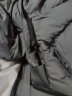 雅戈尔（YOUNGOR）羽绒服男立领短款羽绒服聚酯纤维保暖舒适商场同款 深灰 180/100A 晒单实拍图