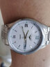 【明星推薦】冠琴(GUANQIN)手表 男石英表超薄夜光防水鋼帶男士腕表瑞士品質(zhì)全自動(dòng)雙日歷時(shí)尚男表 本色白面 曬單實(shí)拍圖