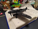 JEU4D模型二战飞机模型德国战斗机美国海盗喷火飓风拼装军事玩具 德国BF109N02灰色 实拍图