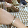 福與福999足銀手鐲女光面閉口素圈實(shí)心三生三世鐲子鈴鐺福字雙環(huán)禮物 20克 雙圈福牌鈴鐺 52mm 曬單實(shí)拍圖