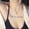 中國黃金（CHINA GOLD）一鹿有你黃金項鏈女足金麋鹿吊墜生日禮物送女友老婆結婚紀念實(shí)用 [刻字]足金麋鹿吊墜+K金鏈 曬單實(shí)拍圖