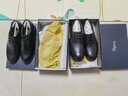 金利來（goldlion）內(nèi)增高5.5cm皮鞋男鞋春夏季商務(wù)正裝鞋經(jīng)典德比鞋男防滑耐磨皮鞋 黑色 39 曬單實(shí)拍圖