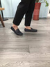 DCK 夏季豆豆鞋男商務(wù)休閑鞋男一腳蹬百搭時尚簡約鞋子男裝韓版男鞋 黑色 41 曬單實(shí)拍圖