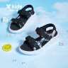 特步（XTEP）儿童童鞋男童夏季迷彩透气沙滩鞋 黑 38码 实拍图