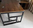 永诺 办公桌椅组合 老板桌经理桌现代简约书桌大班台大板桌办公室家具 黑架+金橡木色（单桌） 1.4米*0.6米 实拍图
