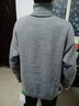 主意范毛衣男高領打底衫男寬松純色學生秋冬季加厚毛衣加肥加大碼針織衫  JM21536深灰 L 110-130斤 曬單實拍圖
