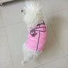 寵星記 寵物衣服 中小型犬貓 可愛(ài)卡通背心 冬季居家防飄毛 泰迪比熊 粉色背帶 加大號(hào)XXL 胸圍47-51cm 曬單實(shí)拍圖