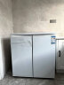 万宝卧式冰箱家用橱柜式156升小型嵌入式横式双开门对门矮电冰箱台下 白156升卧式可嵌入一级变频直冷 晒单实拍图