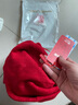 恒源祥集團彩羊品牌半高領(lǐng)高腰小款女士毛衣套頭短款秋冬內(nèi)搭針織打底衫開叉上衣加厚 紅色 L 曬單實拍圖