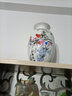隆賀 景德鎮(zhèn)陶瓷器小花瓶花插家居裝飾客廳擺件婚慶插花瓶臺面工藝品 喜鵲 不帶底座 曬單實(shí)拍圖