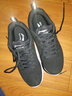 李寧男鞋跑鞋新款運動(dòng)鞋子休閑透氣健身減震跑步鞋 黑色/標準白 （皮面） 39.5 曬單實(shí)拍圖