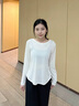 孔鈺 新款美背瑜伽服罩衫垂順速干T恤寬松顯瘦運動(dòng)長(cháng)袖普拉提上衣 白色 S 曬單實(shí)拍圖