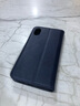 iCoverCase 蘋(píng)果x手機殼iPhone保護套防摔吸磁翻蓋皮套 蘋(píng)果X藍色+鋼化膜+透明殼 曬單實(shí)拍圖