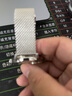 君寐適配IWC萬國波濤菲洛柏濤菲諾手表帶鋼帶葡萄牙計(jì)時(shí)316L精鋼米蘭網(wǎng)帶紅60男 銀色（加強(qiáng)款） 20mm 曬單實(shí)拍圖