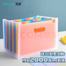 【開學(xué)必備】文谷(Wengu)25入立式手提風(fēng)琴包 a4大容量文件收納袋豎式多層文件夾 分類資料整理試卷夾 FQB-026茱萸粉 曬單實拍圖