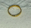 中國黃金（CHINA GOLD）足金莫比烏斯環(huán)戒指女男款黃金戒指情侶對戒情人節禮物送女友老婆 莫比烏斯環(huán)【女戒】約1.4g 曬單實(shí)拍圖