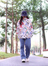 TOMMY HILFIGER【收腰連帽】秋冬女潮流休閑戶外運(yùn)動滿印寬松夾克外套43322 多色0K4 XS （推薦：80-100斤） 曬單實(shí)拍圖