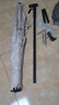 民間藝人全遮光釣魚(yú)傘雙彎萬(wàn)向360度防雨釣魚(yú)遮陽(yáng)傘防曬垂釣傘 2.2米 米色（雙彎釣傘） 曬單實(shí)拍圖
