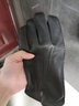 瑪麗亞·古琦（MARJA KURKI）生日禮物薄絨商務(wù)紳士保暖鹿皮手套男禮盒裝繁華幾何5GG81S299黑S 曬單實(shí)拍圖