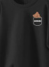 La Chapelle Sport拉夏贝尔纯棉t恤女夏季透气运动宽松短袖女休闲时尚潮牌打底衫女 黑色(口袋熊抱胸标) XL(推荐130-150斤) 实拍图