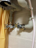 科勒（KOHLER）止水角閥黃銅水龍頭冷熱角閥配件 R12066T-CP R12066T-3-CP（兩只裝） 4分出水 曬單實(shí)拍圖