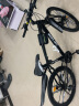 LAUXJACK 山地自行车成人一体轮单车变速公路车男女式学生青少年越野赛车 尊享-十刀轮-黑色 24英寸 21速 实拍图