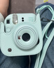 富士 instax立拍立得mini12一次成像相機傻瓜旅游照相機 薄荷綠 影像花室標配套裝 曬單實(shí)拍圖