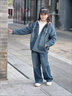 萱莉莉兒童冬季套裝女童衛(wèi)衣童裝秋冬款洋氣女孩子衣服加絨加厚女童套裝 XLL&白色女童衛(wèi)衣秋冬款 150碼  建議身高140-150厘米 曬單實(shí)拍圖