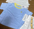 巴拉巴拉短袖男童装女上衣儿童t恤夏季多色款棉透气（婴小童） 棒棒T-本白10101 90cm 实拍图