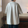 仕季（SHIJI）棉衣男冬季加厚棉襖復(fù)古外套韓版男士潮流寬松立領(lǐng)面包服棉服男裝 米杏 L 曬單實(shí)拍圖