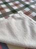 洁丽雅（Grace）毛毯冬天加厚牛奶绒羊羔绒毛毯 双层保暖毯子 绿格 150*200cm 实拍图