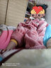 巴布豆兒童睡衣男童家居服套裝春秋加絨厚女童珊瑚絨男孩寶寶女孩 女童 粉色 6536 130參考身高120-130 曬單實(shí)拍圖
