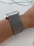 奪金匠蘋(píng)果手表表帶apple iwatch太空銀表帶S8/7/6/5磁吸扣38/41/42mm   曬單實(shí)拍圖