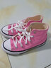 匡威（Converse）兒童鞋女童高幫帆布鞋秋季經(jīng)典款全明星軟底休閑鞋潮牌新款板鞋 粉色 30 【建議腳長(cháng)19.5cm】 曬單實(shí)拍圖