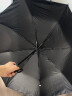 惠寻 京东自有品牌 24骨自动雨伞 大号折叠黑胶晴雨两用伞 藏青色 实拍图