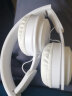 似画中人 蓝牙耳机折叠式耳机头戴式全触控无线降噪HIFI音乐耳麦 白色 实拍图