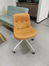 伯力斯电脑椅家用办公椅休闲椅洽谈椅学习椅会议椅轻奢文艺风MD-3016橘 实拍图