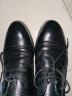 奥康（Aokang）皮鞋男商务正装鞋英伦尖头商务男鞋G93211021 黑色39码 实拍图