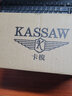 KASSAW卡梭名表 瑞士機(jī)芯方形手表女鑲鉆小表盤女式石英女士手表腕表 K918L-50TM玫金白面-鋼帶 曬單實(shí)拍圖