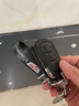 適用于凱迪拉克ct6鑰匙套xt4包XTS srx atsl xt6 CT4 ct5車(chē)xt5鑰匙包扣 4鍵黑色真皮包+真皮車(chē)標繩+車(chē)標扣 曬單實(shí)拍圖