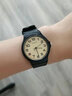 聚利時(shí)手表男女初中高中學(xué)生公務(wù)員考試靜音中性膠表運動(dòng)石英腕表小黑表 醒目金 曬單實(shí)拍圖