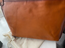 赫澤瓊斯橫款單肩包進(jìn)口意大利斜挎包商務(wù)休閑百搭背包ipad包韓版情侶包 棕色意大利牛皮 曬單實(shí)拍圖