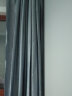 一居尚品 成品挂钩式窗帘布隔音防晒加厚工程定制海岛麻灰色宽3.0高2.7米 实拍图