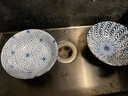 美濃燒（Mino Yaki） 日本進口網紅創意湯碗拉面碗陶瓷日式和風餐具大號家用 夏日菊大碗【25.2cm*7.7cm】 曬單實拍圖