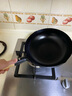 柳宗理（SORIYANAGI） 匠系列日本進(jìn)口鐵鍋 平底炒鍋無(wú)涂層炒鍋不粘鍋 燃氣電磁爐通用 炒鍋+玻璃鍋蓋 28cm 曬單實(shí)拍圖
