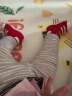 卡特兔学步鞋经典款男女宝宝婴儿鞋机能童鞋春款1-5岁 幼儿帆布鞋XZ20 红色春秋款 内长12.5cm （适合脚11.5cm） 实拍图