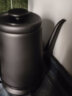 北欧欧慕 （nathome）长嘴304不锈钢电热水壶泡茶专用大容量家用烧水壶冲泡茶壶NSH1810 黑色 1L 实拍图