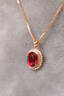 伊彩禮物珠寶 18K金鴿血紅碧璽項鏈吊墜 鑲嵌鉆石掛墜女神節禮物 5.6克拉 /Rubellite/火彩5A/吊墜 【聯(lián)系客服定制】 曬單實(shí)拍圖