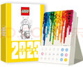 樂高（LEGO）樂高日歷周歷臺(tái)歷2023創(chuàng)意桌面翻頁日歷 90周年紀(jì)念品（帶玩具） 曬單實(shí)拍圖
